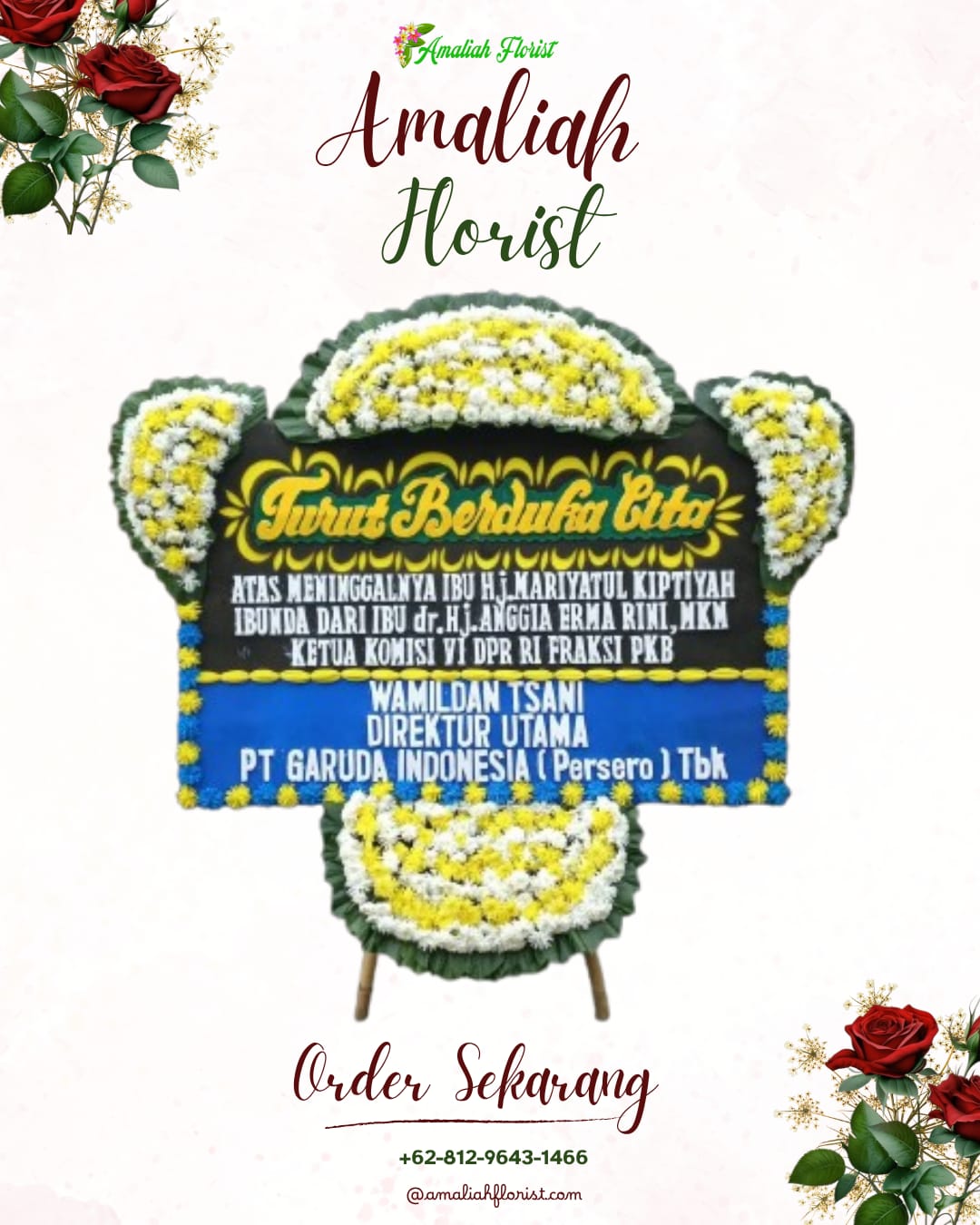 Papan Bunga Duka Brati
